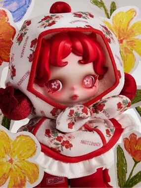 Pop Mart Skullpanda Amid Flowers NEW Pendant Authentic